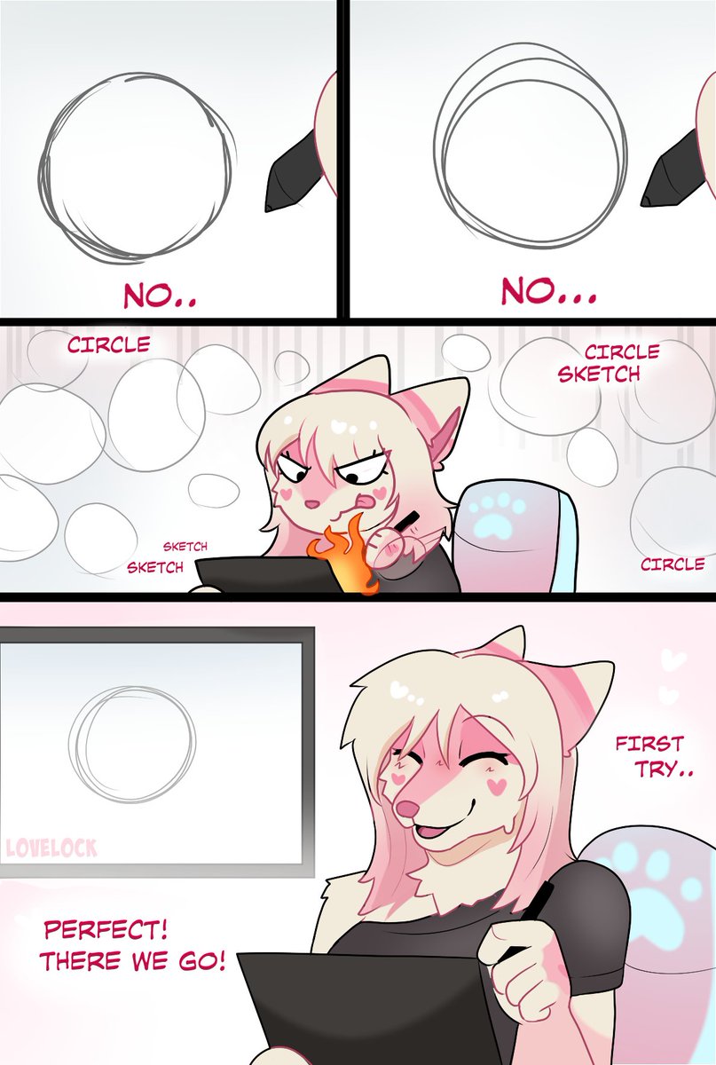 LoveIock_'s tweet photo. Artists biggest enemy.. circles https://t.co/bBFnu1OIGI