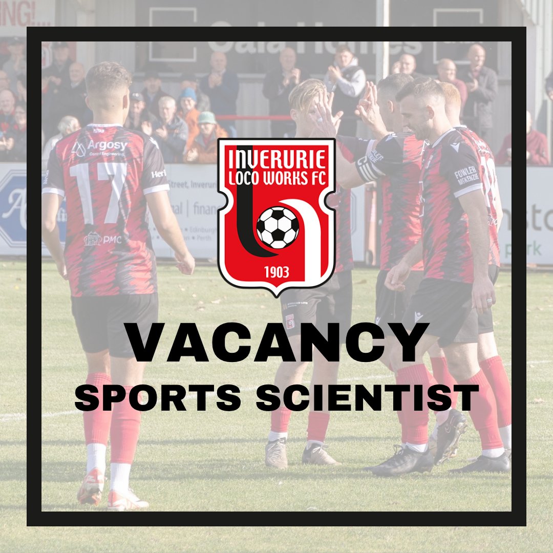 Inverurie Loco Works FC is seeking a committed and forward-thinking individual to take on the role of a Sports Scientist to support the physical development of players within the club’s Development Squads (U18s-U21s).

Find out more here 👉 facebook.com/share/p/19gAvp…