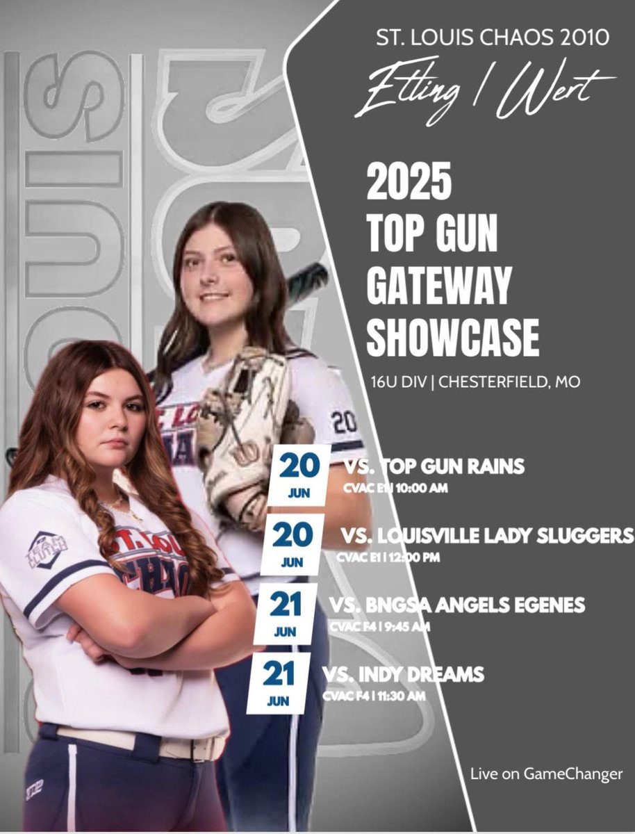 Can’t wait for this weekend at the Top Gun Gateway Showcase!
<a href="/StLChaos/">StL Chaos</a> <a href="/STLChaos2010/">St. Louis Chaos 2010</a> <a href="/kimberly_wert/">Kimberly Wert</a> <a href="/kelseyetling/">Kelsey Etling</a> <a href="/rgilll/">Rachel</a>