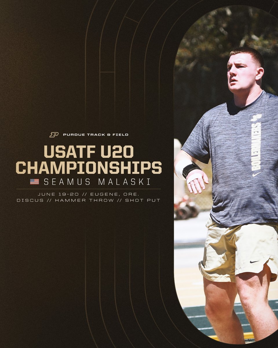 Busy <a href="/usatf/">USATF</a> U20 Championships ahead for Seamus 👀

#BoilerUp