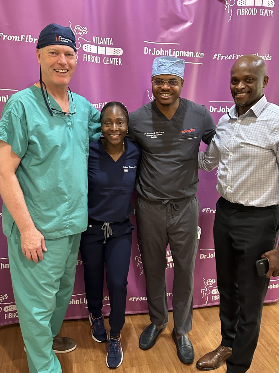 The country of Nigeria has ~200 million people and yet (unfortunately) you can count on one hand the number of IRs. Honored to have <a href="/irdocnigeria/">Hammed A. Ninalowo</a> and <a href="/yourchocdoc/">Omo Adenikinju, MD, RPVI</a> to observe 5 UFEs this morning. <a href="/SIRspecialists/">Society of Interventional Radiology</a> #WeAreIR #UFE #AtlantaFibroidCenter #IRDocNigeria #NWAG #Nigeria