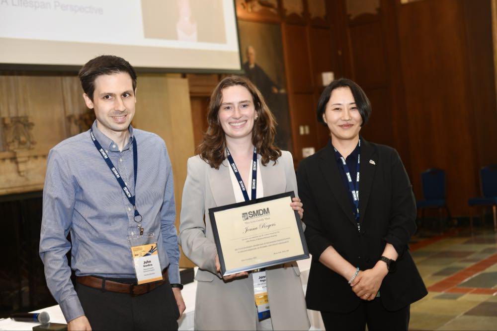 Jacob Jameson π (@jacobcjameson) on Twitter photo A Lusted award hates to see her coming! Or bad day to be a Lusted award! Im still workshoppingβ¦
Congratulations Jenna!!! On your SECOND <a href="/socmdm/">Society for Medical Decision Making (SMDM)</a> Lusted award π₯
<a href="/decisionscience/">Center for Health Decision Science</a> A Lusted award hates to see her coming! Or bad day to be a Lusted award! Im still workshoppingβ¦
Congratulations Jenna!!! On your SECOND <a href="/socmdm/">Society for Medical Decision Making (SMDM)</a> Lusted award π₯
<a href="/decisionscience/">Center for Health Decision Science</a>