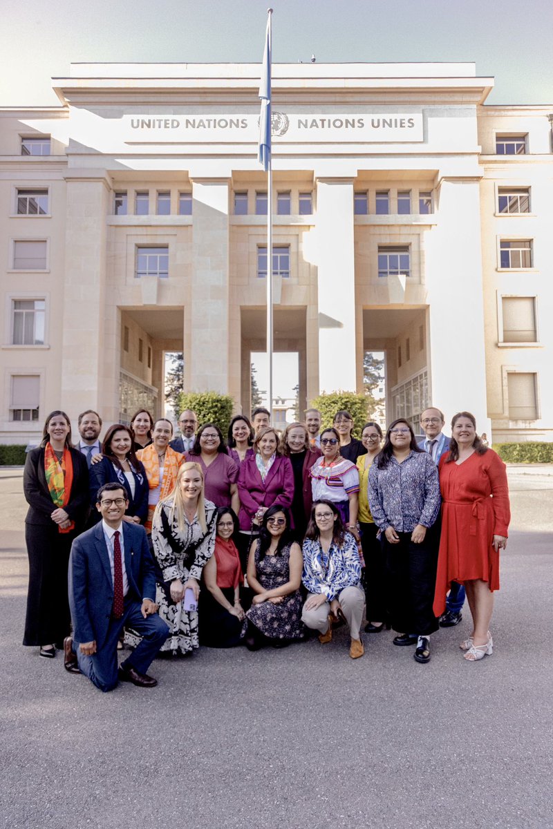 TereRamosA's tweet image. Delegación Mexicana 🇲🇽en la Sustentación del X Informe de México ante el Comité CEDAW en el palacio de las Naciones Unidas 🇺🇳 en Ginebra, Suiza