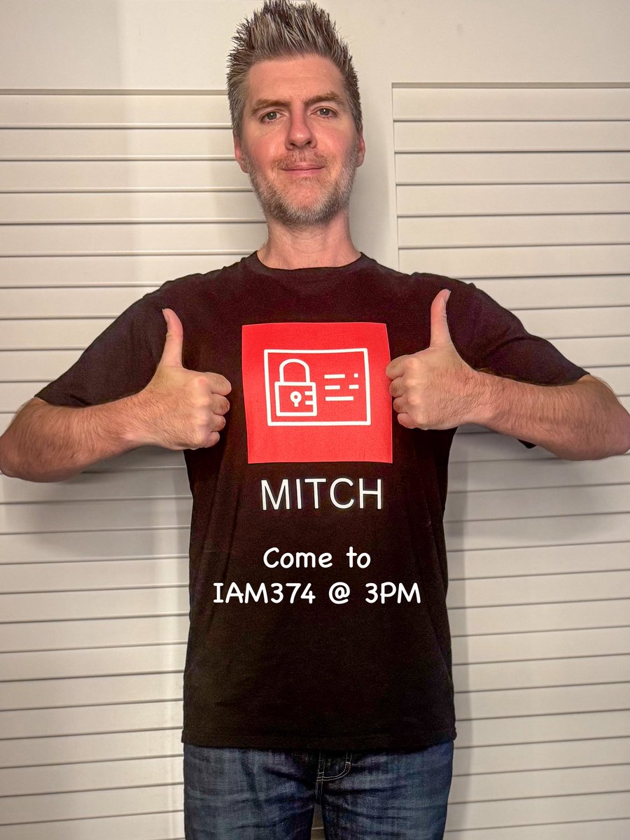 It’s the final day of #AWS #reInforce here in Philadelphia 🇺🇸 To close out what has been an awesome few days knowledge sharing and collaboration, I’ve donned my favourite piece of AWS apparel. 
If you know … you know 
<a href="/AWSEvents/">AWS Events</a> #AWSreInforce #CloudSecurity #DevSecOps