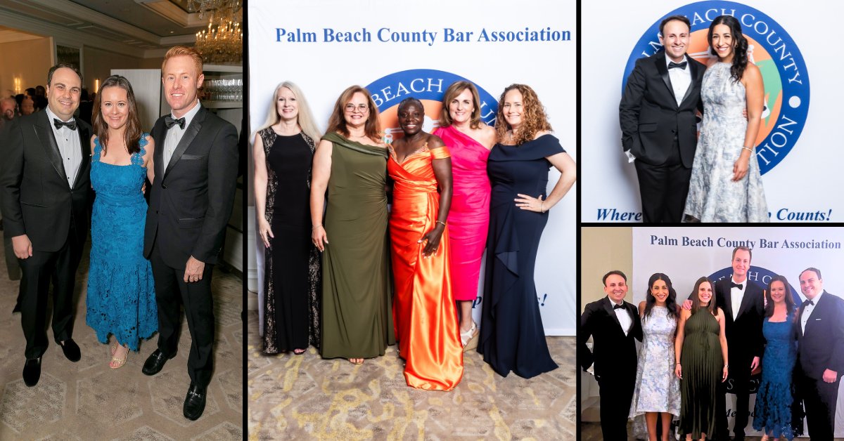 Jones Foster was proud to sponsor the PBCBA Installation Banquet, celebrating incoming Bar leadership &amp; another year of meaningful service within the legal community. We congratulate Jean Marie Middleton on her installation as Bar President and the 2025-26 Board of Directors.✨