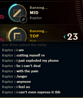 I just wanted to play soloq man