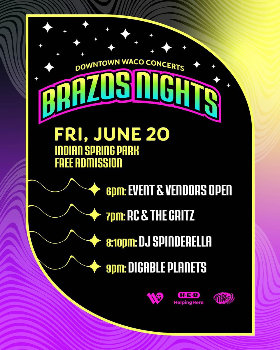 C Know the Doodlebug (@ceeknowledge) on Twitter photo This Friday in Waco, Texas
Brazos Nights featuring RC and the Gritz, Dj Spinderella and <a href="/digableplanets/">Digable Planets</a>
F R E E S H O W ! ! ! 6-11 pm
officialdigableplanets.com This Friday in Waco, Texas
Brazos Nights featuring RC and the Gritz, Dj Spinderella and <a href="/digableplanets/">Digable Planets</a>
F R E E S H O W ! ! ! 6-11 pm
officialdigableplanets.com