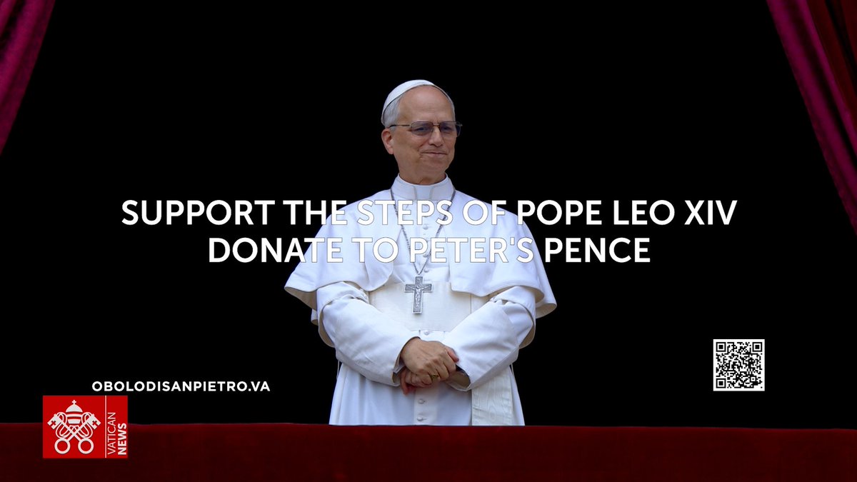 With your donation to Peter's Pence, you offer tangible support as the Holy Father takes his first steps as Pope. Help him proclaim the Gospel to the world and extend a hand to our brothers and sisters in need.

If you feel called to make a donation to the Pope's annual