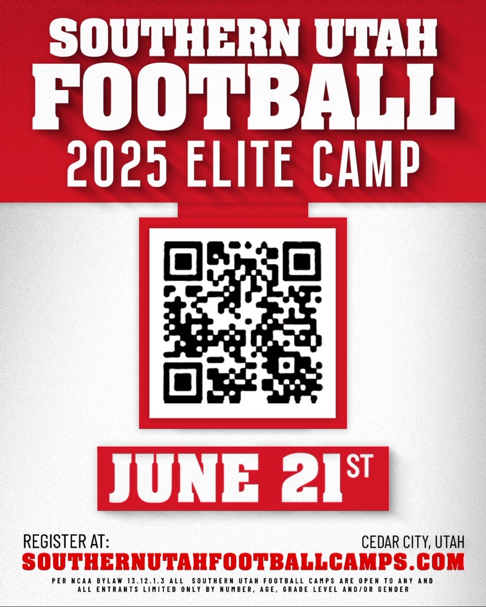 Annual Elite camp! Come compete and showcase your skills