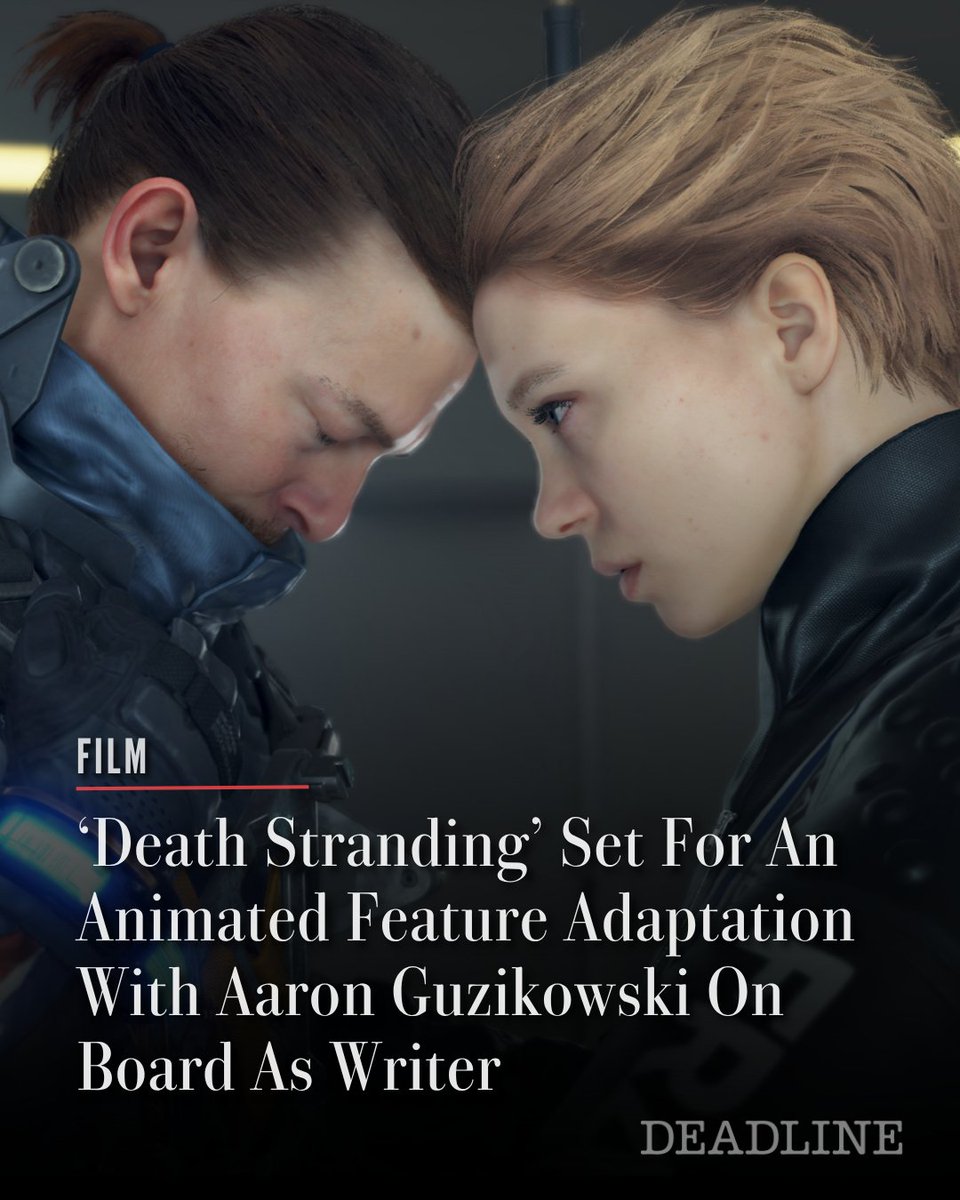 Aaron Guzikowski ('Raised by Wolves') has signed to write the screenplay for an adult-targeted animated feature inspired by Hideo Kojima’s hit action-adventure video game #DeathStranding

More details here: tinyurl.com/mtexwcmt
