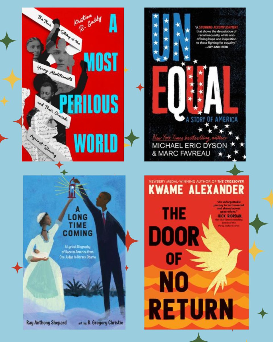 elap_smrls's tweet image. Our office will be closed tomorrow in honor of Juneteenth. Spend the day with a good book that honors the history of the holiday!