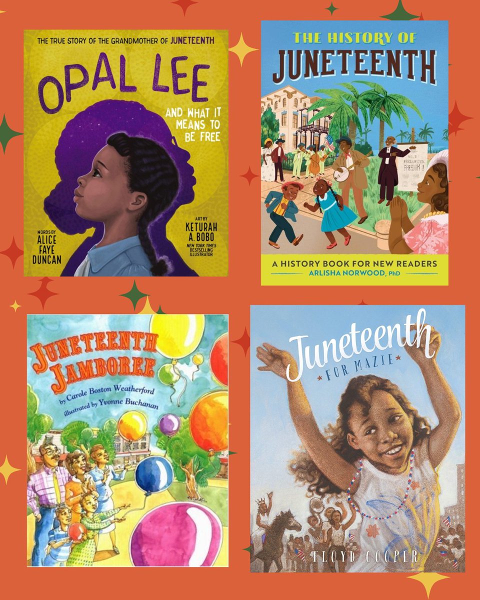 elap_smrls's tweet image. Our office will be closed tomorrow in honor of Juneteenth. Spend the day with a good book that honors the history of the holiday!