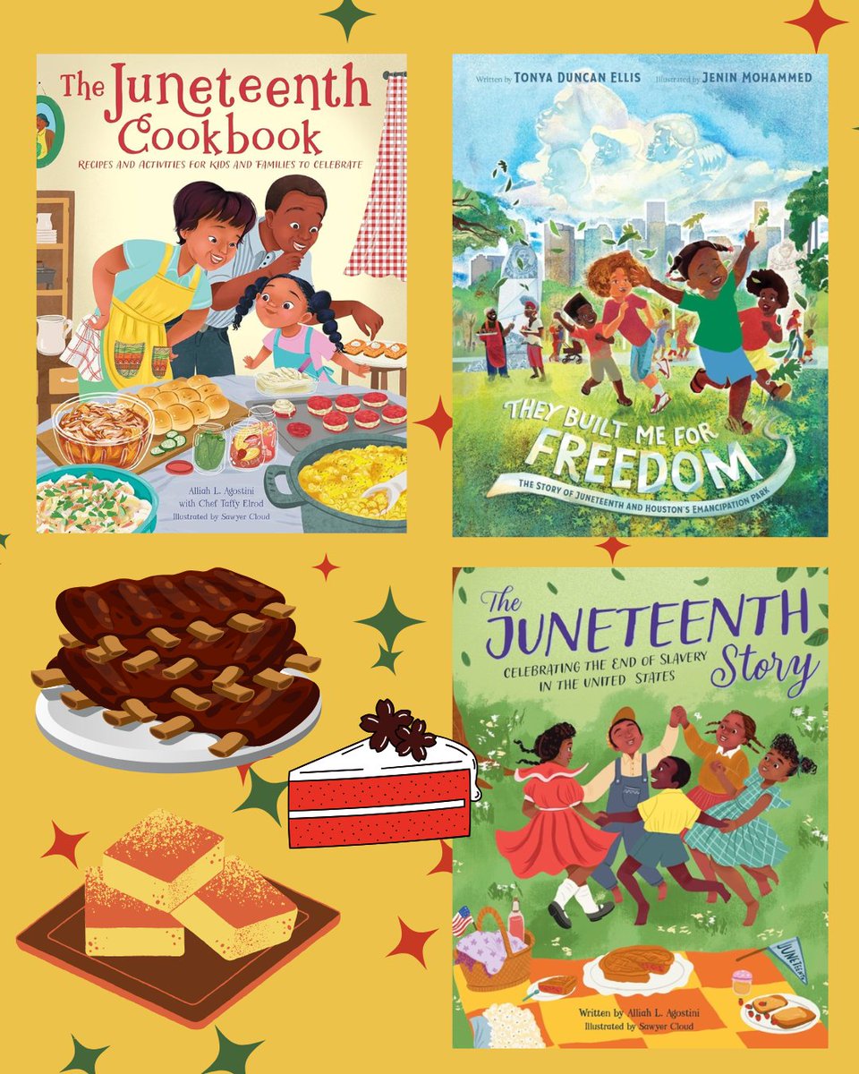 elap_smrls's tweet image. Our office will be closed tomorrow in honor of Juneteenth. Spend the day with a good book that honors the history of the holiday!