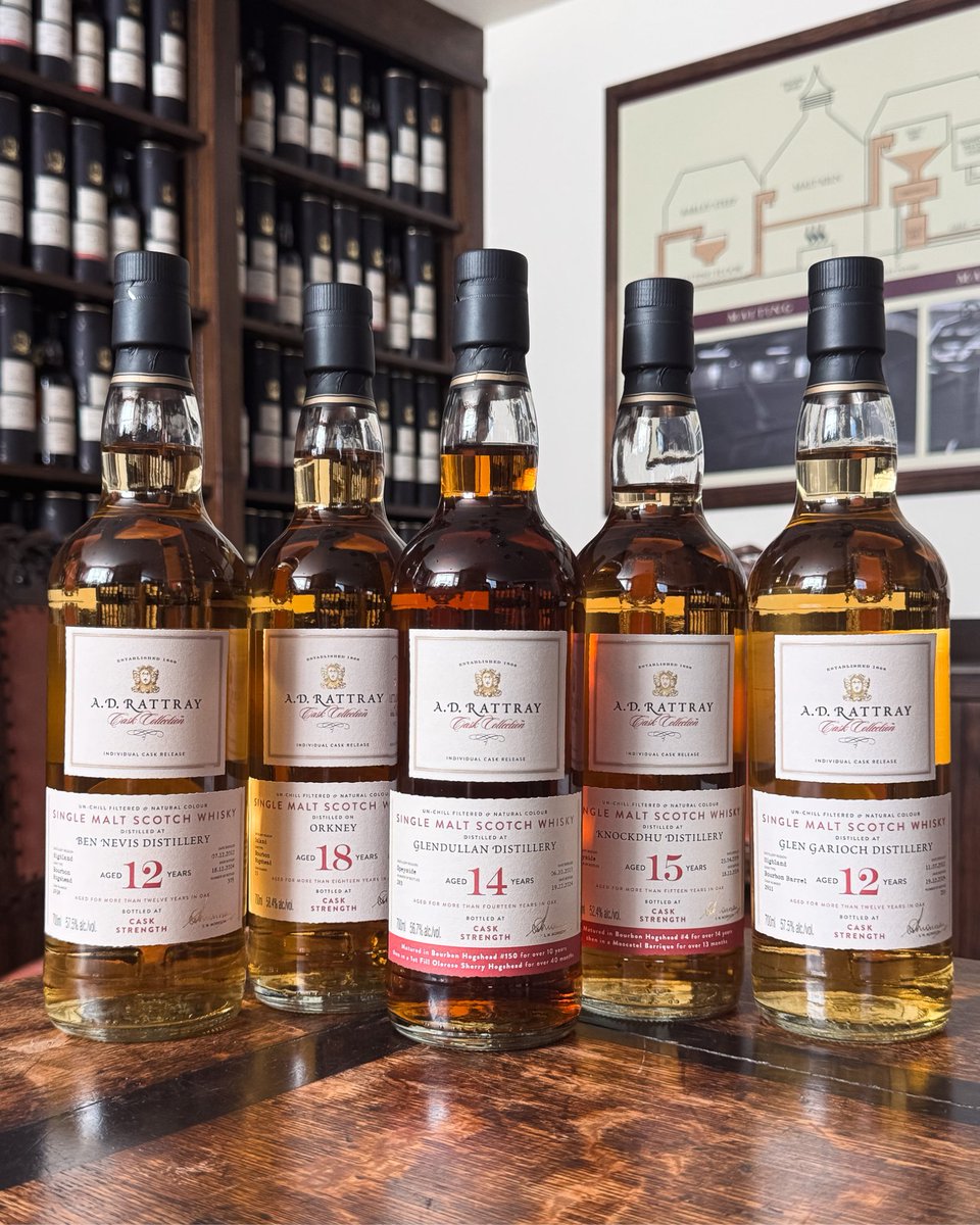 Introducing our 76th Cask Collection release... 

Five casks that invite a moment of reflection - to appreciate the quiet beauty of well-judged maturation and the complexity that emerges when bold and delicate flavours are held in equilibrium. 

#adrattraywhisky #caskcollection