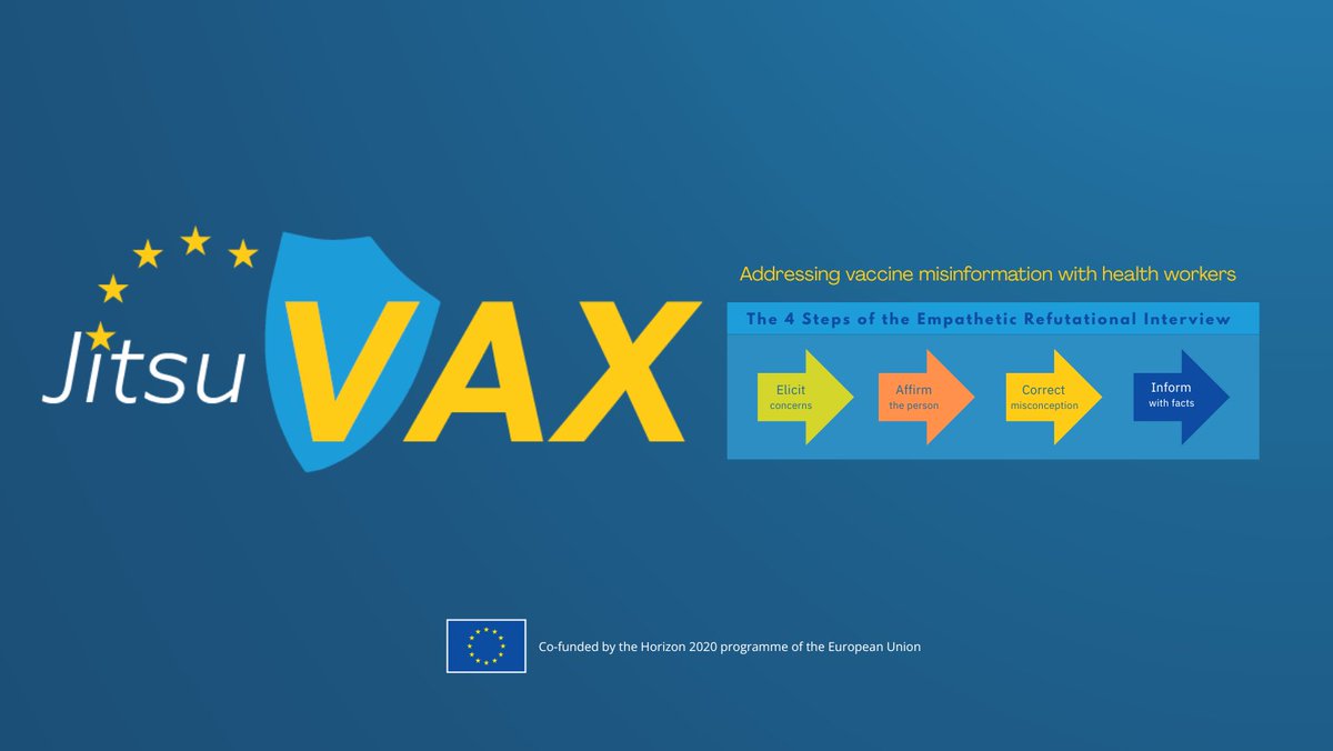 HPRU_EBS's tweet image. 📢Are you a research, health or outreach worker in the field of #vaccines & #communication? Get your #Jitsuvax ticket now for:
🎫Improving vaccine conversations in a world of misinformation: A day of discussion, networking & knowledge exchange.
9 July▶️bit.ly/4n80brK