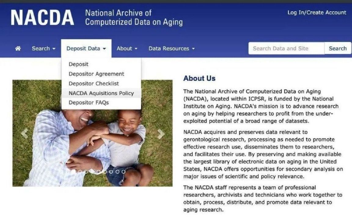 NACDA_Aging's tweet image. Are you wondering if NACDA is the right place to archive your data? 
Check out our NACDA Acquisitions Policy tab on our website (buff.ly/3UfVMVJ) and contact us if you have more questions. We love to chat about data!
#data #achive #secondarydata #science