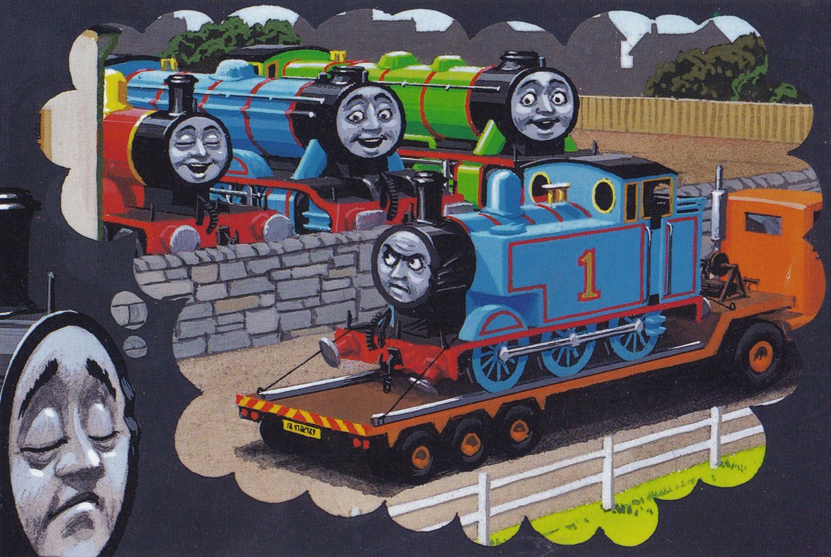 #JustLikeAwdry The fantasy sequences were RWS accurate. Don’t @ me.