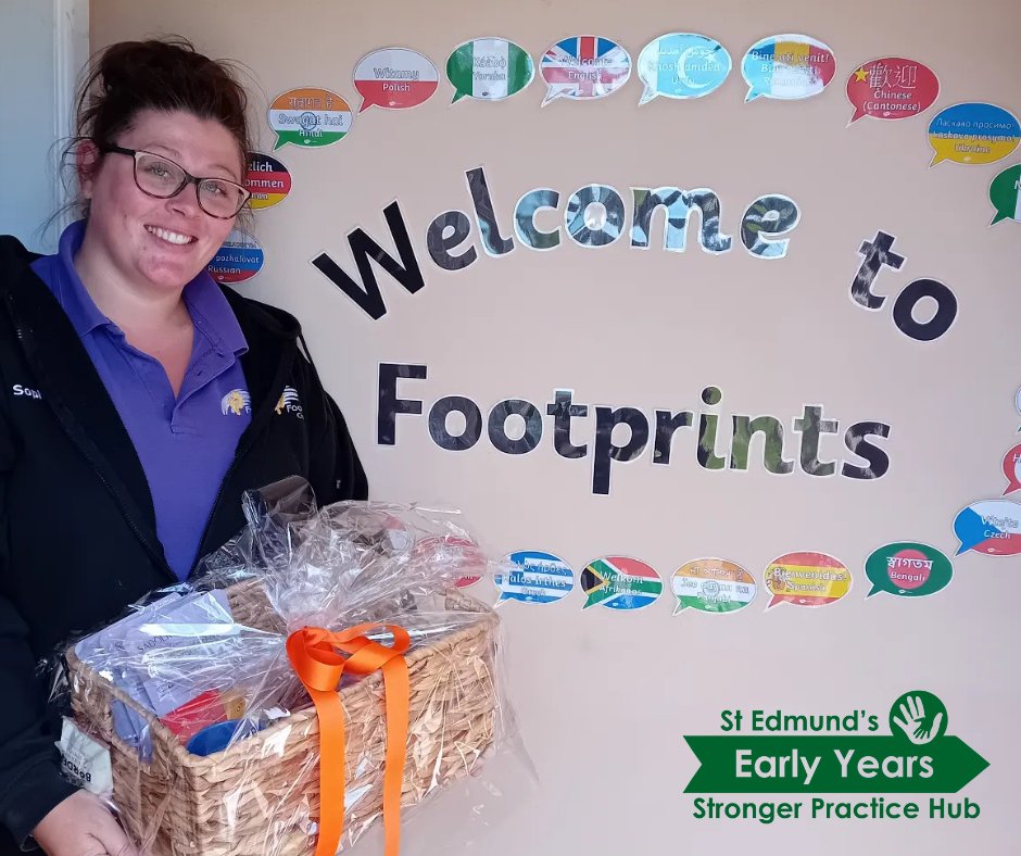 We delivered another one of our thank you wellbeing packs to Footprints Family Centre🎉

Foot Prints was named one of our top 5 engaged settings in the SPH, we gifted it to Sophie, the Deputy Manager of Foot Prints. Thank you all for your commitment and effort!

#EarlyYears #SPH