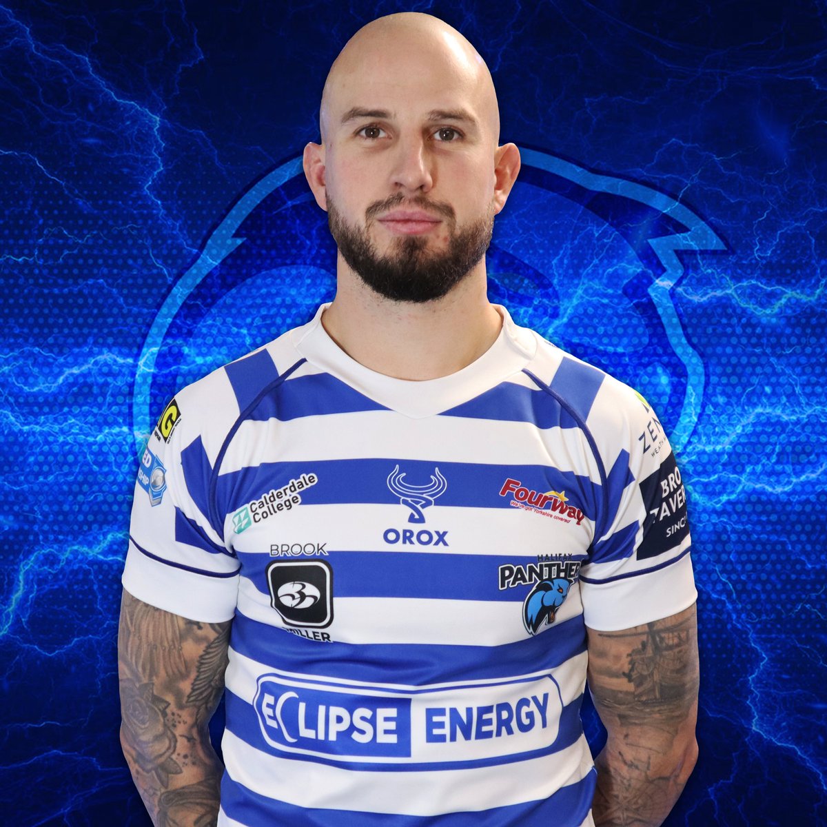 HalifaxPanthers's tweet photo. 🌟 MILESTONE MAN 🌟 If selected for Friday's trip to Featherstone, Ben Crooks will make his 250th career appearance 🔵⚪️🐾

#Panthers2025 #BAWA #MilestoneMan #RugbyLeague https://t.co/BbMCxWncaj