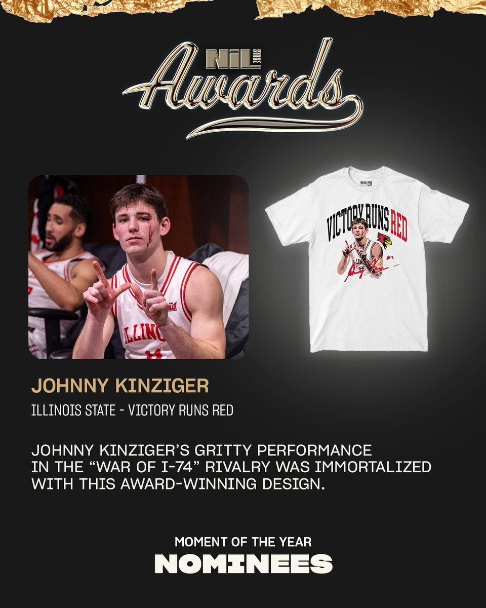An award-winning moment🏆

Vote for Johnny's Victory Runs Red merch for Moment of the Year here: nil.store/pages/awards