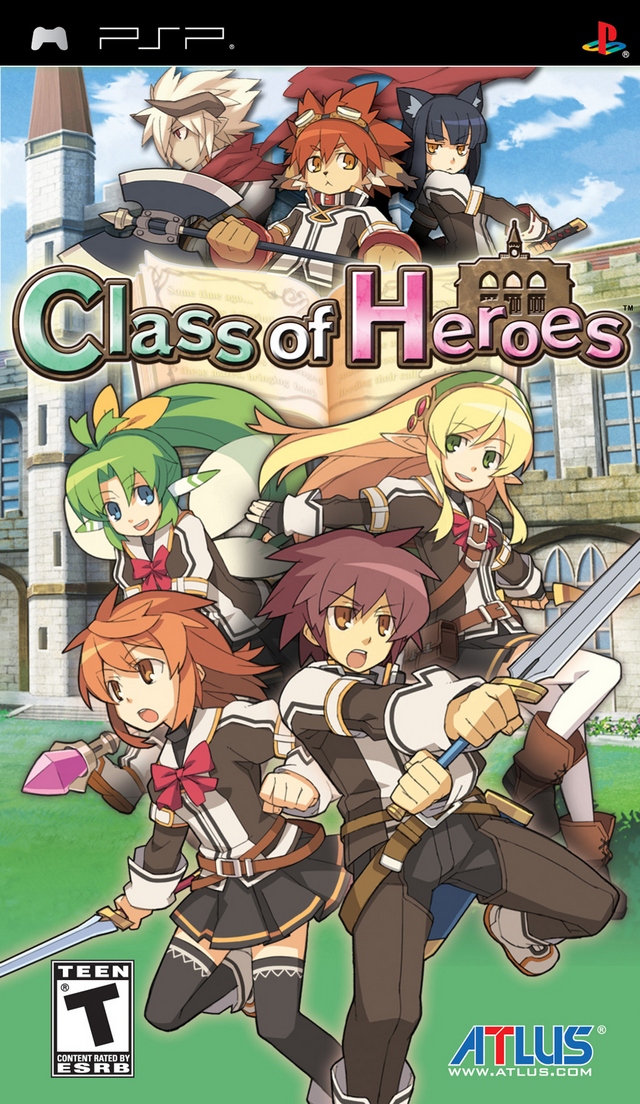 For this #PSPWednesday, class is in with Class of Heroes! We're gonna have to work hard if we wanna graduate this class!