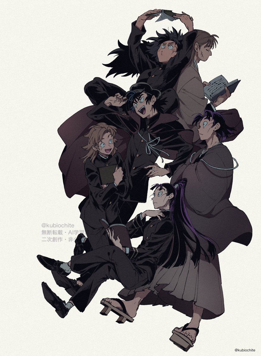 kubiochite's tweet photo. 旧制高校パロ https://t.co/144QlgxZoa