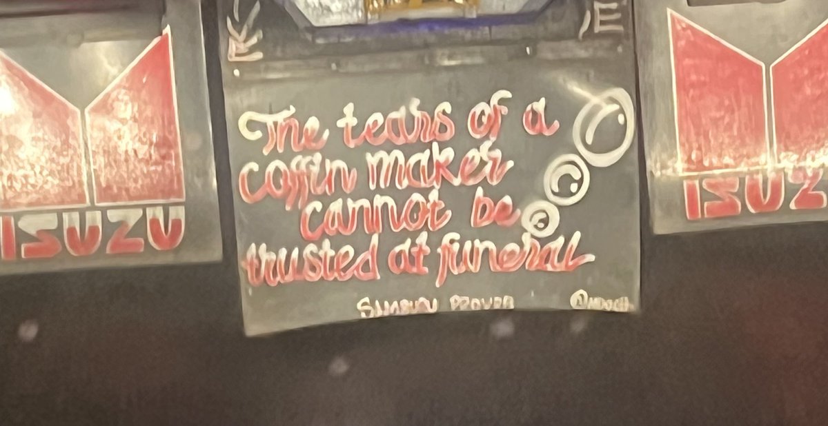 As seen on the streets of Nairobi