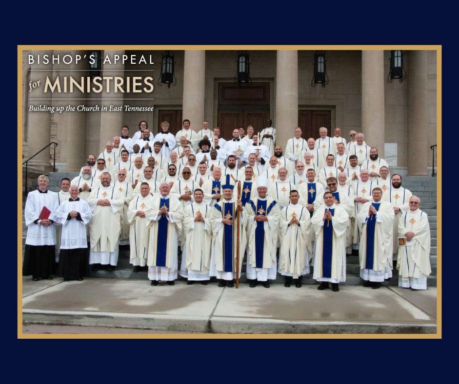 Through support of the Bishop’s Appeal for Ministries, you’re investing in the future leadership of our Church. Join us in praying for our newly ordained priests, Father Renzo Alvarado Suarez and Father A.J. Houston, and all those who seek to answer God’s call to the priesthood.