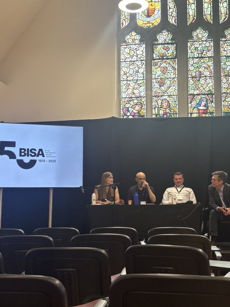 BISA - British International Studies Association (@mybisa) on Twitter photo We then had a ‘meet the editors’ panel with <a href="/TheRealistHom/">Andy Hom</a>, Andrew Mumford, Rita Floyd and David Wainwaring from <a href="/RISjnl/">RIS</a> <a href="/EJIntSec/">European Journal of International Security</a> and <a href="/IAJournal_CH/">International Affairs</a>
A fascinating insight to the world of journals and how to get in them! 🌍
#BISA2025 We then had a ‘meet the editors’ panel with <a href="/TheRealistHom/">Andy Hom</a>, Andrew Mumford, Rita Floyd and David Wainwaring from <a href="/RISjnl/">RIS</a> <a href="/EJIntSec/">European Journal of International Security</a> and <a href="/IAJournal_CH/">International Affairs</a>
A fascinating insight to the world of journals and how to get in them! 🌍
#BISA2025