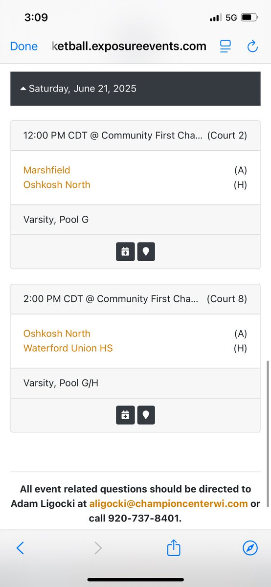 June Jam schedule
<a href="/northhoops/">North Basketball</a> 
Friday and Saturday