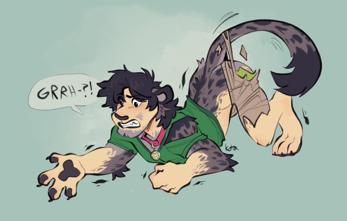 Your hands are starting to look a lot like paws..