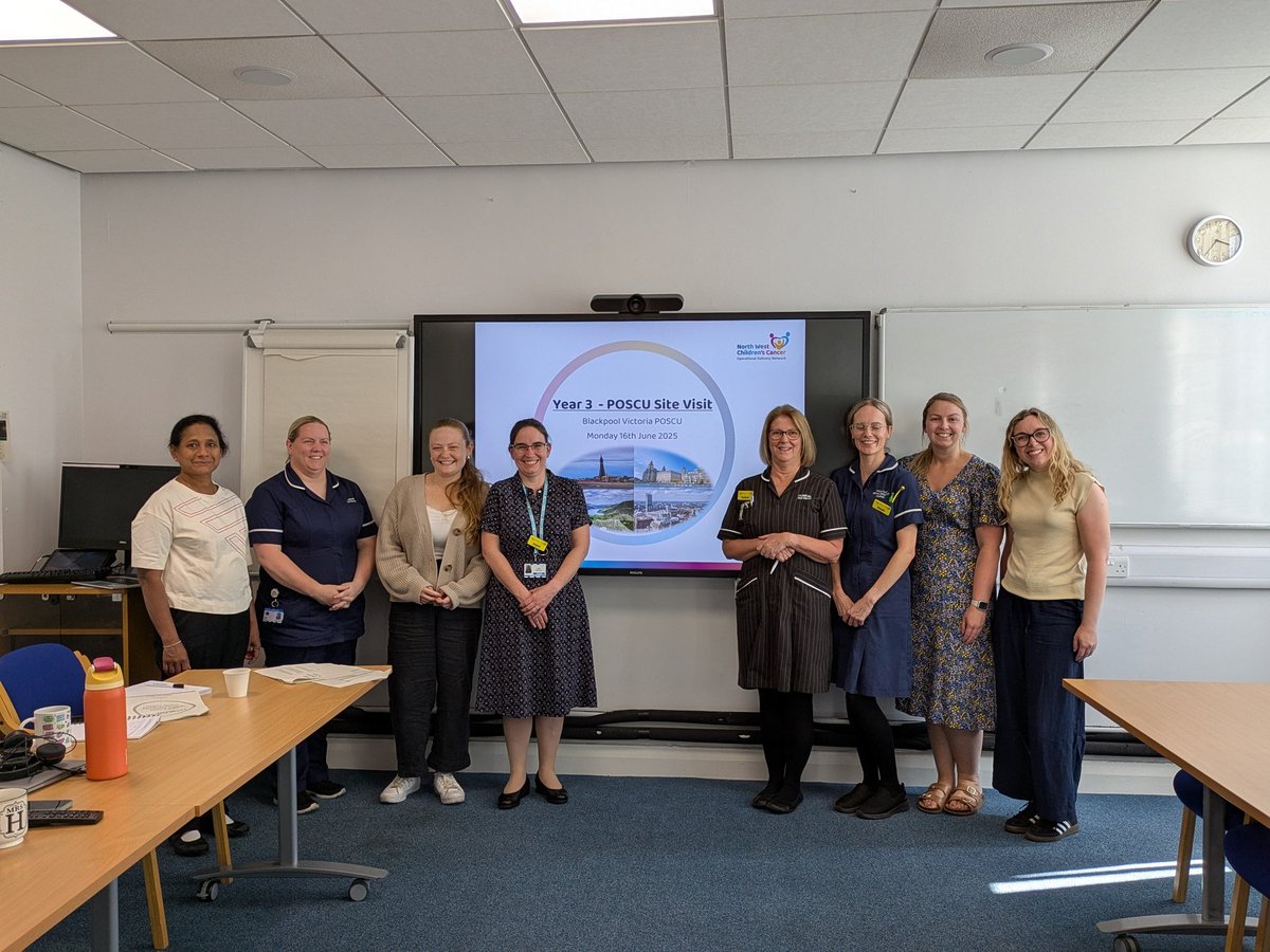 Thank you for a brilliant site visit Blackpool Victoria! Great to hear all the work that's going on to support POSCU patients 🏥

#nwccodn #childrenscancer