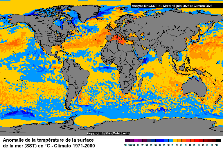 Actualment, la Mediterrània és el mar que presenta la major anomalia càlida de tot el món. En alguns punts la temperatura de l'aigua del mar és fins a 4/5 ºC més càlida de l'habitual.

L'escalfament que està experimentant enguany és (i serà) notícia. Queda tot l'estiu per davant.