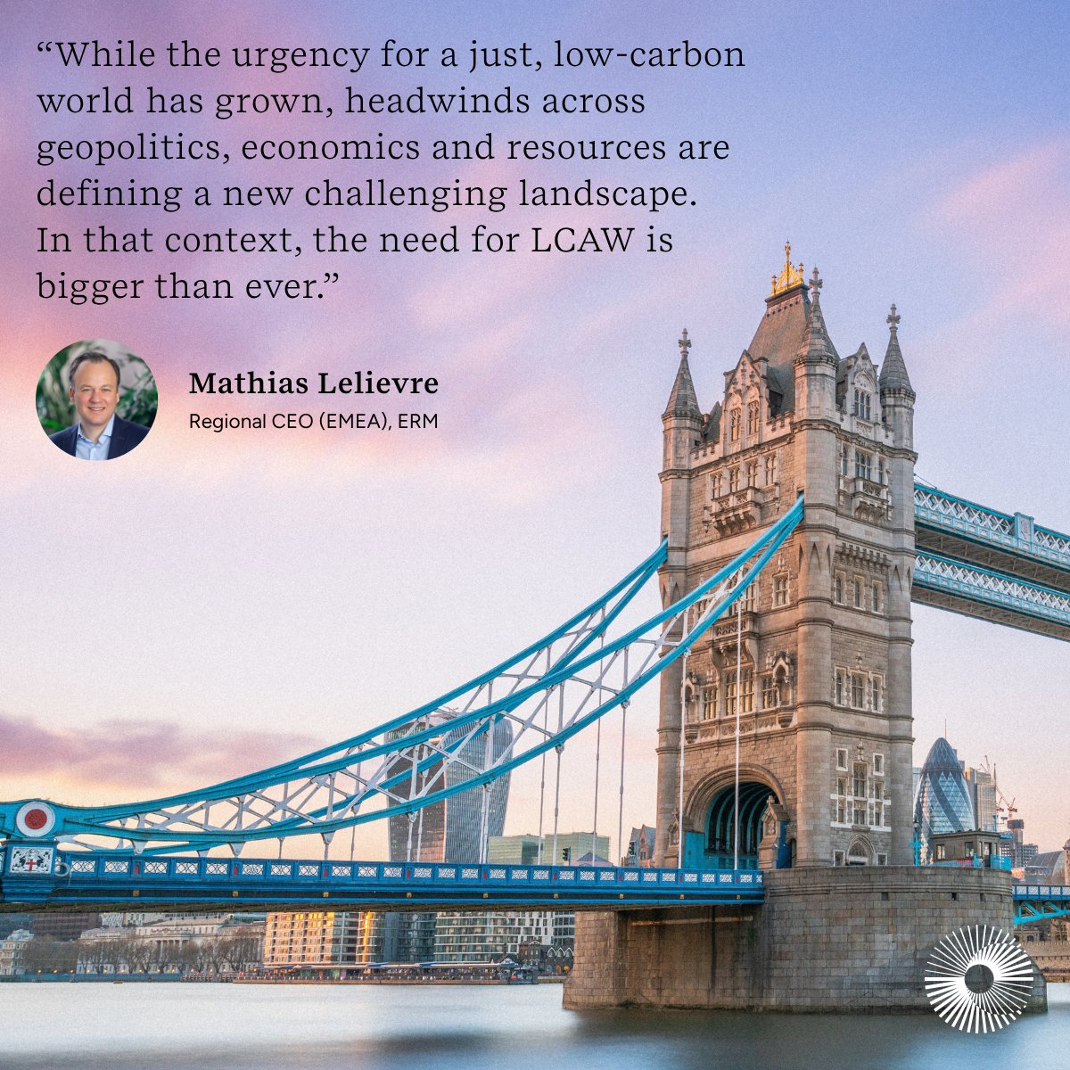 While the urgency for a just, low-carbon world has grown, headwinds across geopolitics, economics, and resources are defining a new, challenging landscape.

In this context, #LCAW couldn’t come at a better time.

Discover more about our events: pulse.ly/albatbyrtl
