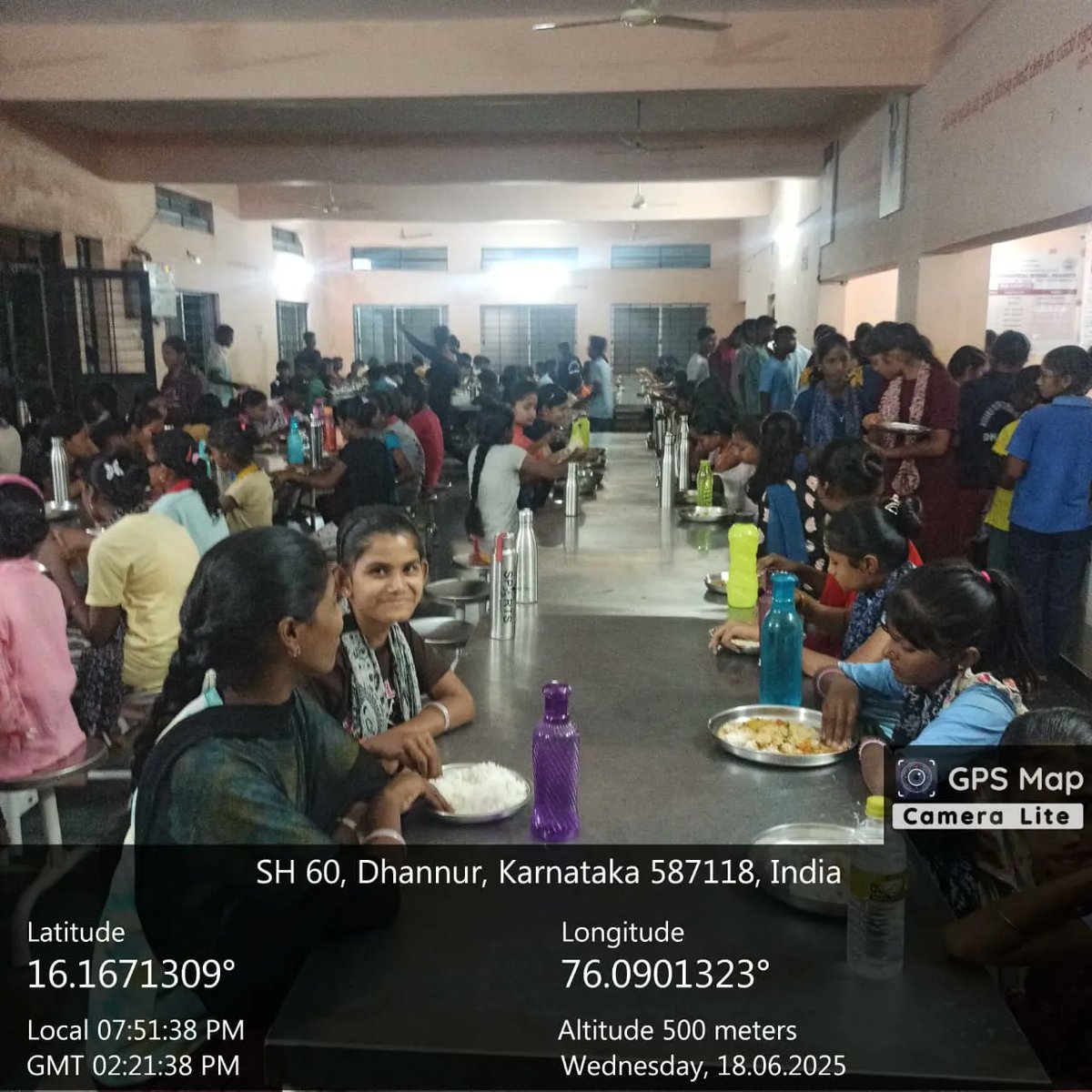 Dinner MDRS dhannur  #SocialAudit_SWDMeals #SocialWelfare_Karnataka <a href="/SWDGoK/">ಸಮಾಜ ಕಲ್ಯಾಣ ಇಲಾಖೆ</a>