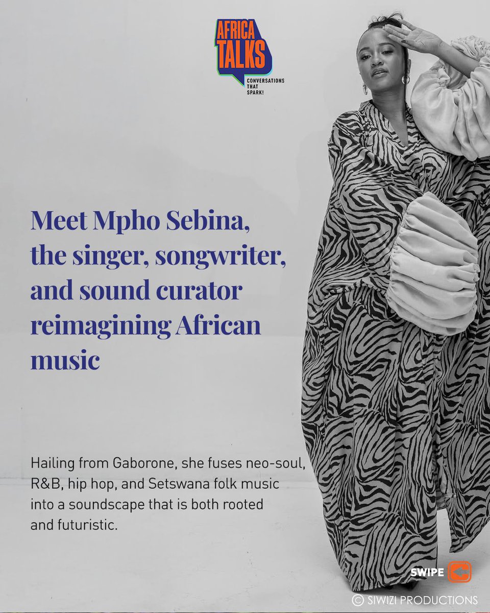AfricaTalks_'s tweet photo. When @LadyMphoSebina sings, you don’t just hear her, you feel her. In every lyric, there’s a grandmother’s prayer, a young girl’s question, a continent’s echo. In a world moving so fast, her sound reminds us to simply feel &amp; to remember.

#africatalks #afromusic #AfricaToTheWorld https://t.co/pMY6OT65Jq