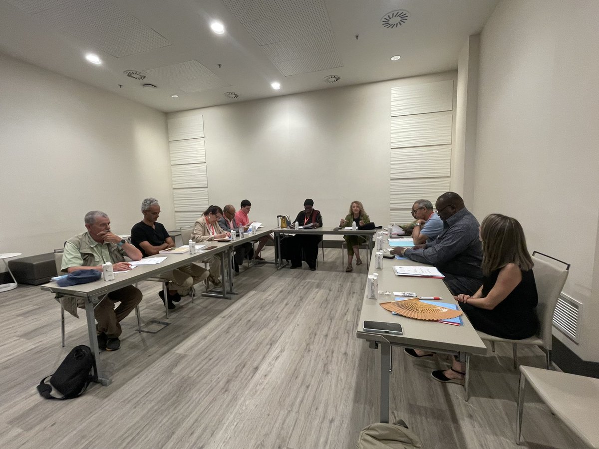 🌎 Sindicatos europeos, africanos y árabes nos reunimos en torno al debate de las migraciones en las tres regiones: importante reunión de la Red Sindical Mediterránea Subsahariana de Migraciones RSMMS en la víspera de nuestro 13 congreso confederal <a href="/CCOO/">COMISIONES OBRERAS</a> en #Madrid.

<a href="/UnaiSordo/">Unai Sordo</a>