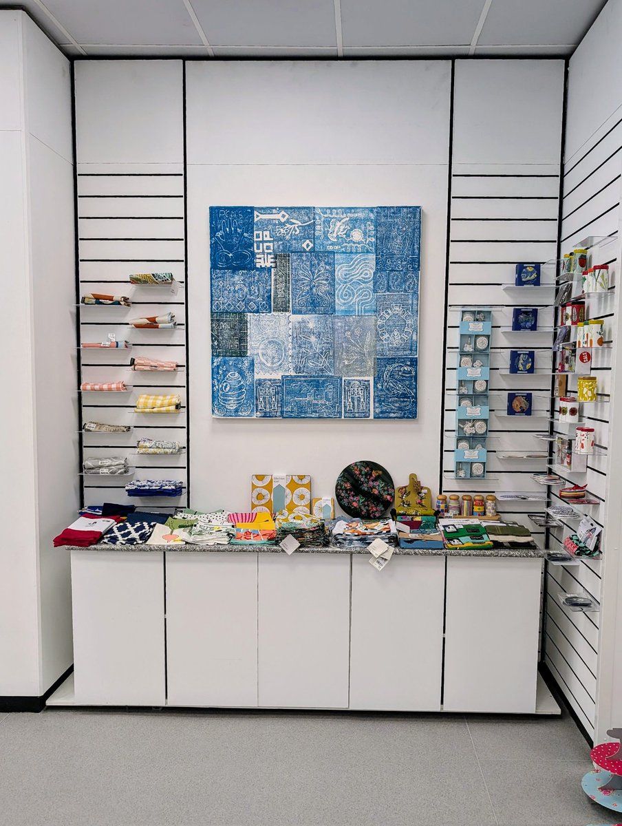 A wee bit of retail therapy <a href="/artdeptpaisley/">artdeptpaisley</a> shop finally coming together. And a lovely artwork memory of Being Co-operative exhibition by <a href="/artmarcollage/">Marion Gardyne</a>