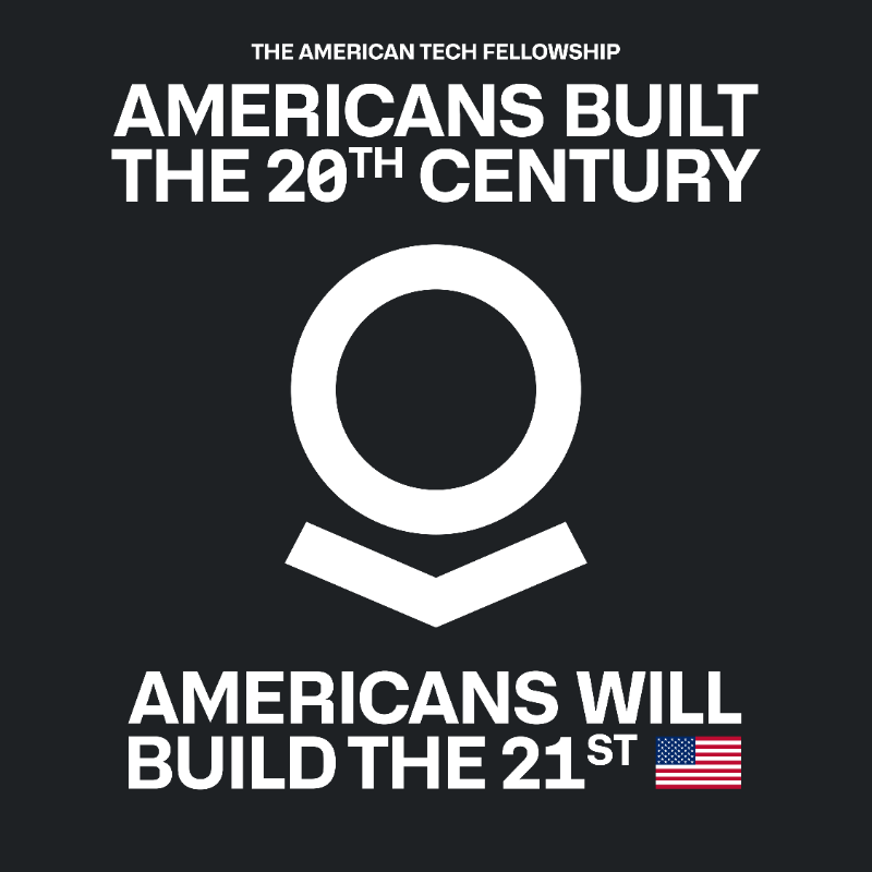 PalantirTech's tweet photo. Americans built the Arsenal of Democracy, planted the flag on the Moon, and won the 20th century. Now the Arsenal is rusting and the American worker forgotten.
Itโs time to reawaken the giant.
Now launching the American Tech Fellowship.