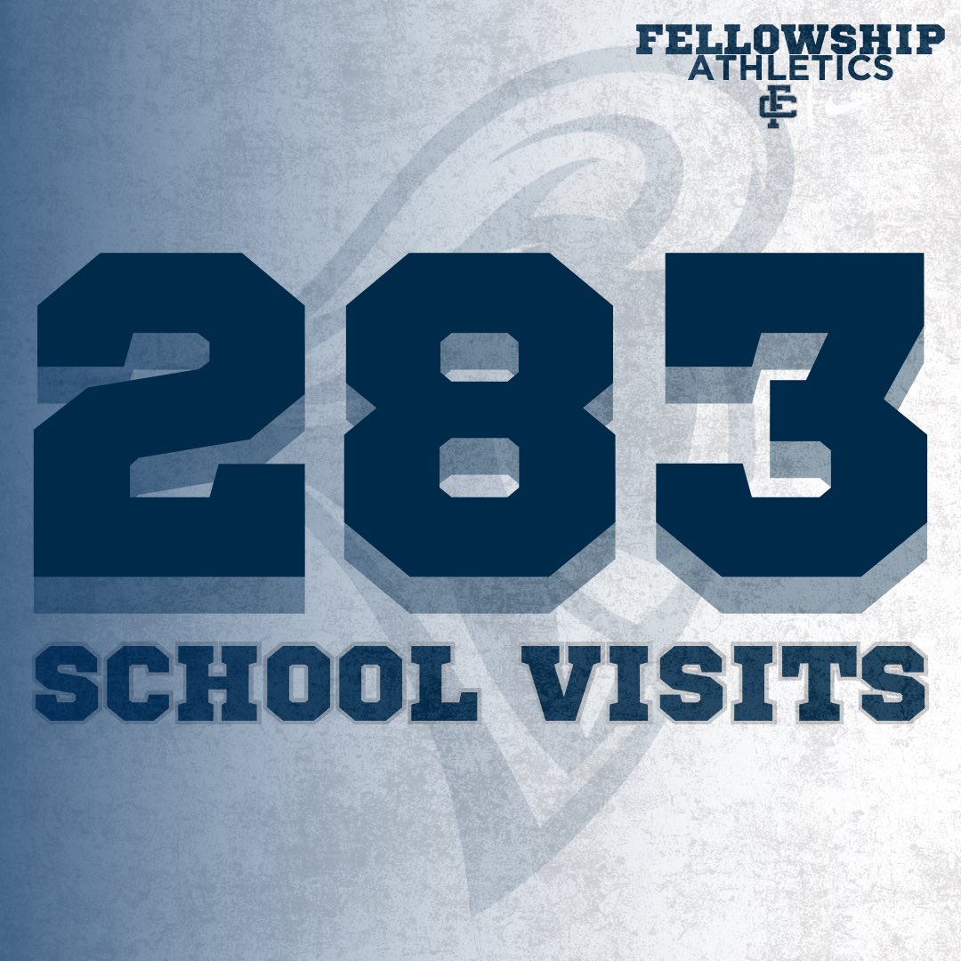 Fellowship Christian Athletics (@paladinsfcs) on Twitter photo 𝐃𝐈𝐃 𝐘𝐎𝐔 𝐊𝐍𝐎𝐖…
Fellowship Athletics welcomed 2️⃣8️⃣3️⃣ schools to campus during the last two recruiting cycles.
Thank you to all the schools and coaches who visited to meet our amazing student-athletes.
#GoDins⚔️ #FellowshipAthletics
#HardWorkWins
<a href="/FellowshipCS/">Fellowship Christian School</a> 𝐃𝐈𝐃 𝐘𝐎𝐔 𝐊𝐍𝐎𝐖…
Fellowship Athletics welcomed 2️⃣8️⃣3️⃣ schools to campus during the last two recruiting cycles.
Thank you to all the schools and coaches who visited to meet our amazing student-athletes.
#GoDins⚔️ #FellowshipAthletics
#HardWorkWins
<a href="/FellowshipCS/">Fellowship Christian School</a>