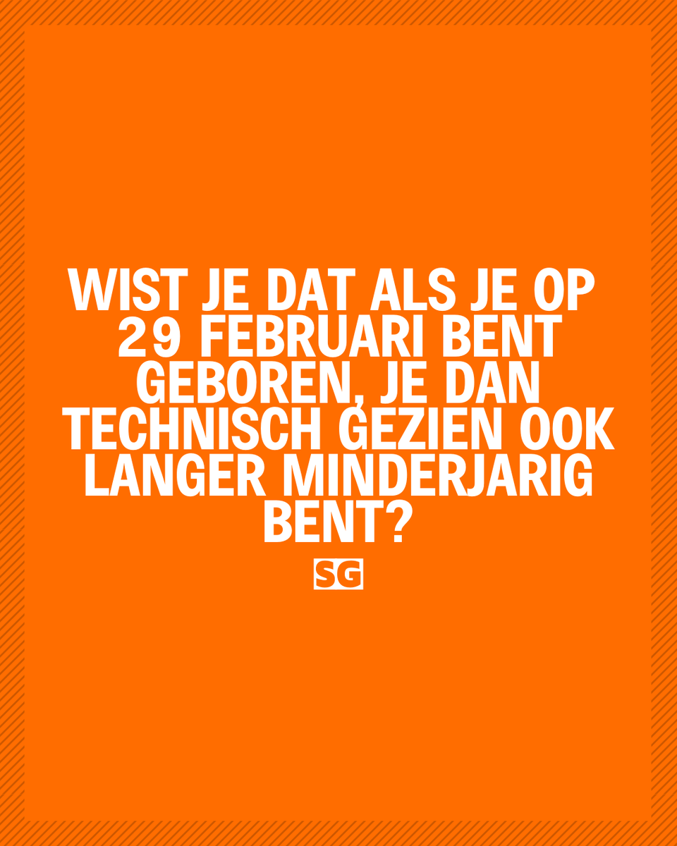 Slechte_grappen's tweet photo. Technisch gezien ben je dus extra lang minderjarig ๐ค
#schrikkeljaar #grappigefeitjes #minderjarig #humor #weetjedat #funfact #memesnl #relatable #SGXL #viralgrap https://t.co/OIUAKKInsY
