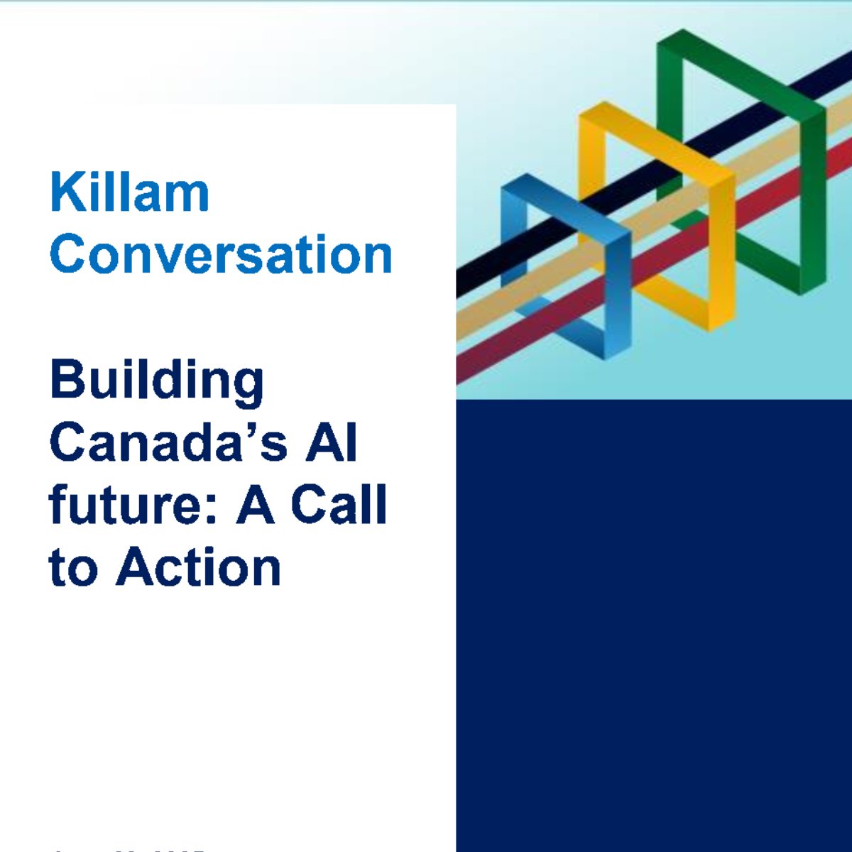 The inaugural Killam Conversation on AI gathered thought leaders across disciplines to discuss building Canada’s AI future bit.ly/3FJAU6F  #ArtificialIntelligence