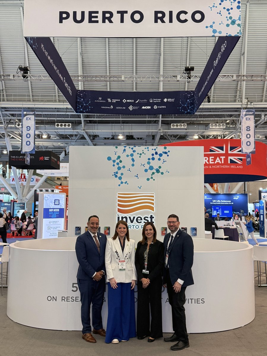 We’re live from Booth 849 at the Boston Convention &amp; Exhibition Center for #BIO2025, and the #InvestPR team is ready to connect with bioscience leaders from around the world.

Puerto Rico offers a powerful value proposition for bioscience and life sciences companies, with