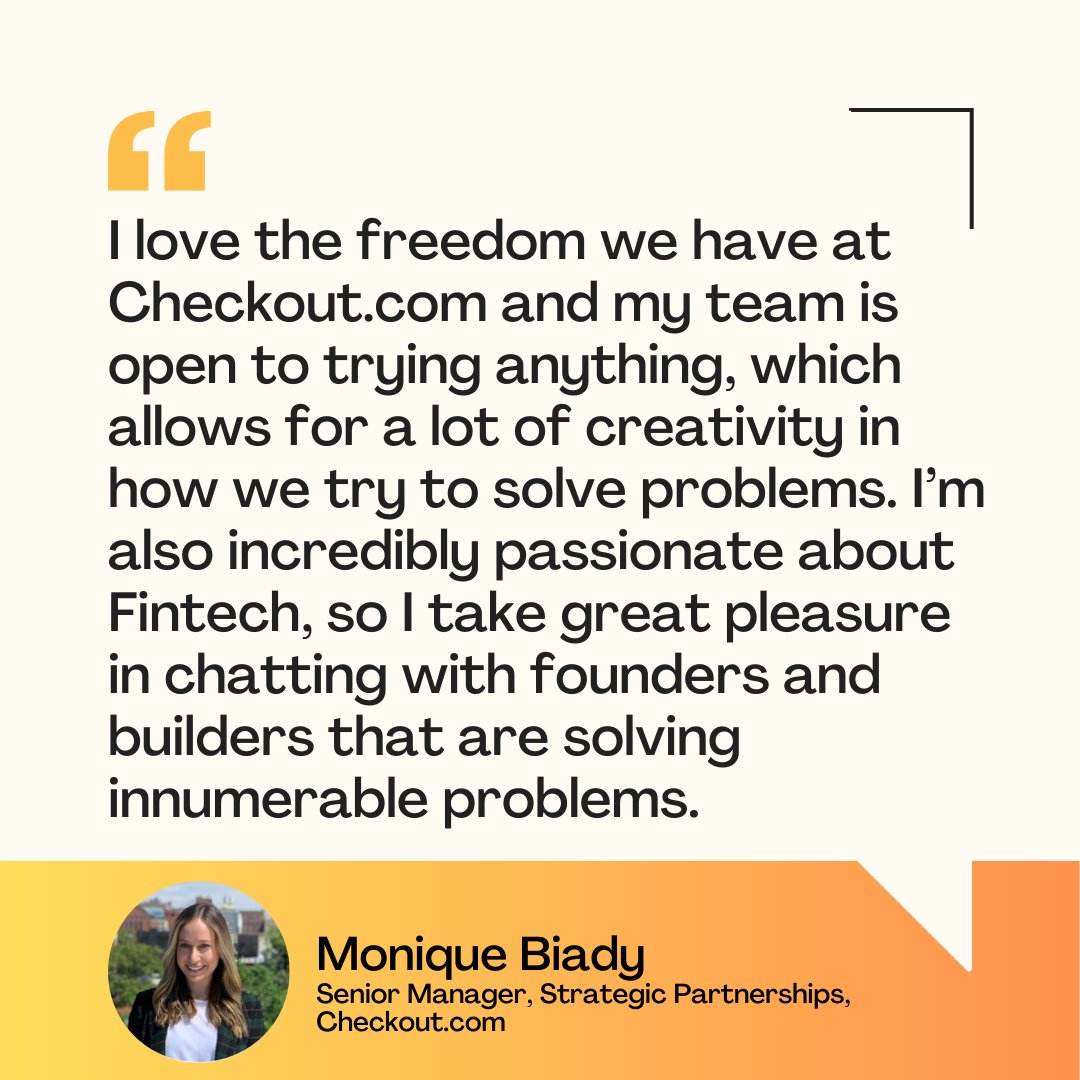 shecancodehq (@shecancodehq) on Twitter photo 💪 <a href="/Checkout/">Checkout.com</a> empowers their people & supports long-term success.
With an inclusive culture & growth opportunities, they’re making an impact for amazing women in tech.
Don’t just take our word for it - hear from their team 👉 bit.ly/3T3QU7G
#WomenInTech #FintechCareers 💪 <a href="/Checkout/">Checkout.com</a> empowers their people & supports long-term success.
With an inclusive culture & growth opportunities, they’re making an impact for amazing women in tech.
Don’t just take our word for it - hear from their team 👉 bit.ly/3T3QU7G
#WomenInTech #FintechCareers