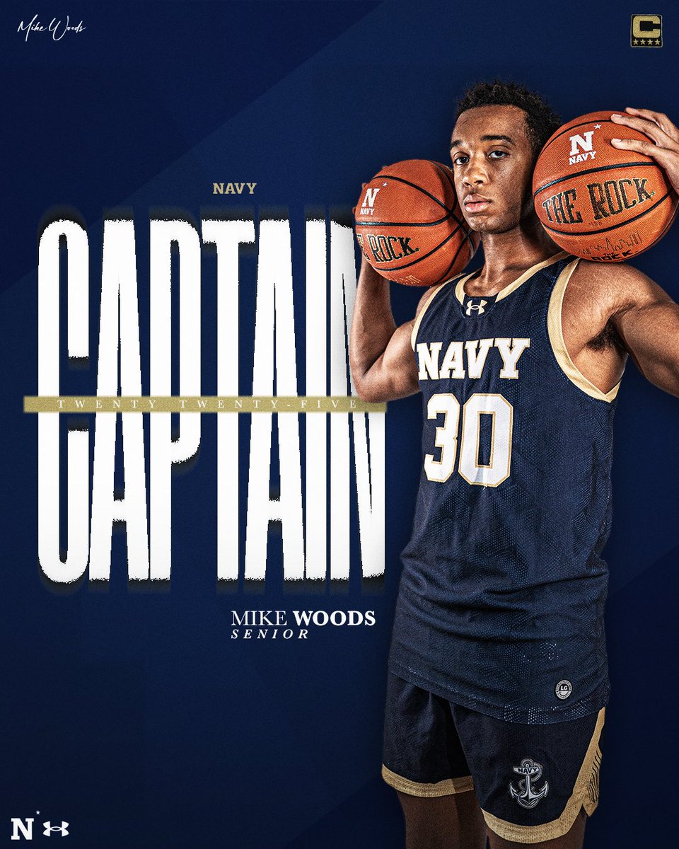 Navy Men’s Basketball (@navybasketball) on Twitter photo Announcing our Team Captain for the ‘25-26 Season:
Senior Mike Woods!
Congratulations to Mike on this earned honor! Excited to have him lead <a href="/NavyBasketball/">Navy Men’s Basketball</a>
#ExpectToWin // #GoNavy Announcing our Team Captain for the ‘25-26 Season:
Senior Mike Woods!
Congratulations to Mike on this earned honor! Excited to have him lead <a href="/NavyBasketball/">Navy Men’s Basketball</a>
#ExpectToWin // #GoNavy