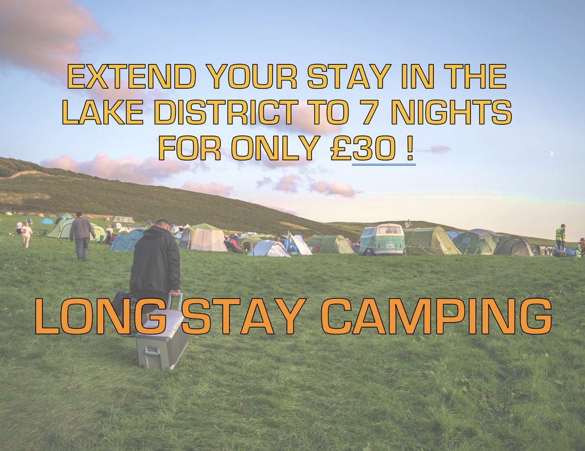 Krankenhaus Festival - a magical micro-festival (@krankenhausfest) on Twitter photo Did you know that you can extend your stay at Muncaster Castle up to 7 nights?
Why not take advantage of a Long Stay in gorgeous Eskdale, The Lake District.
If you've already purchased a ticket, please contact info@tygit.com to purchase your upgrade separately.
From £30 for tents Did you know that you can extend your stay at Muncaster Castle up to 7 nights?
Why not take advantage of a Long Stay in gorgeous Eskdale, The Lake District.
If you've already purchased a ticket, please contact info@tygit.com to purchase your upgrade separately.
From £30 for tents