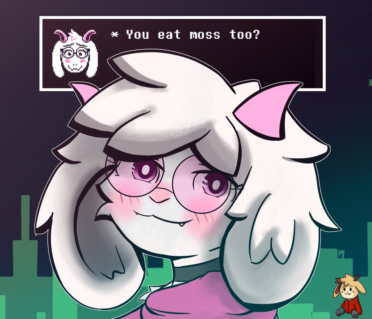 I made the Ralsei creature again~
May the poof be with you <3