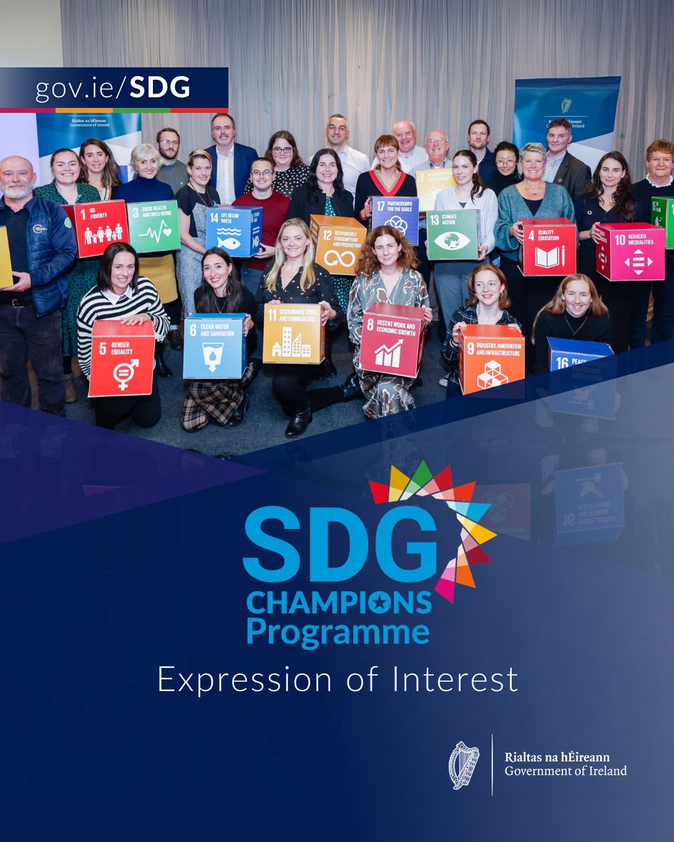 🌍 The SDG Champions Programme is back!

We’re looking for new SDG Champions to lead by example and raise awareness of the UN Sustainable Development Goals over the next 18 months.

Think it could be you?
👉 Apply now: tinyurl.com/5n8wyy26