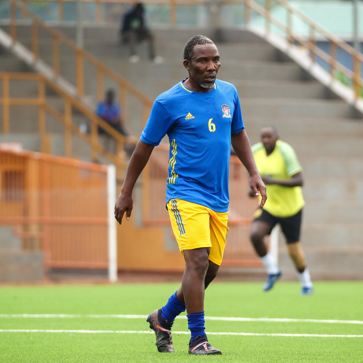 Who can you identify? 

FUFA President’s XI(Yellow tops) vs Jinja Legends ( Blue tops)