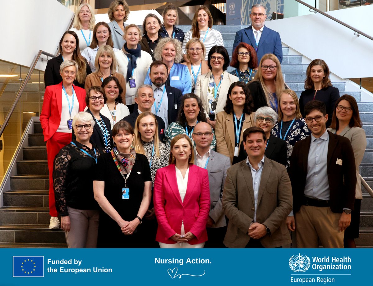 WHO/Europe (@who_europe) on Twitter photo 📢 Countries across the EU are taking action to tackle the nursing workforce crisis! 👩⚕️👨⚕️
Under the <a href="/WHO_Europe/">WHO/Europe</a>–<a href="/EU_Health/">EU One Health</a> Nursing Action Initiative, 15 countries are advancing plans to retain, support and empower nurses.
🗞️ Read more: bit.ly/3ZAdzuS
#NursingAction 📢 Countries across the EU are taking action to tackle the nursing workforce crisis! 👩⚕️👨⚕️
Under the <a href="/WHO_Europe/">WHO/Europe</a>–<a href="/EU_Health/">EU One Health</a> Nursing Action Initiative, 15 countries are advancing plans to retain, support and empower nurses.
🗞️ Read more: bit.ly/3ZAdzuS
#NursingAction